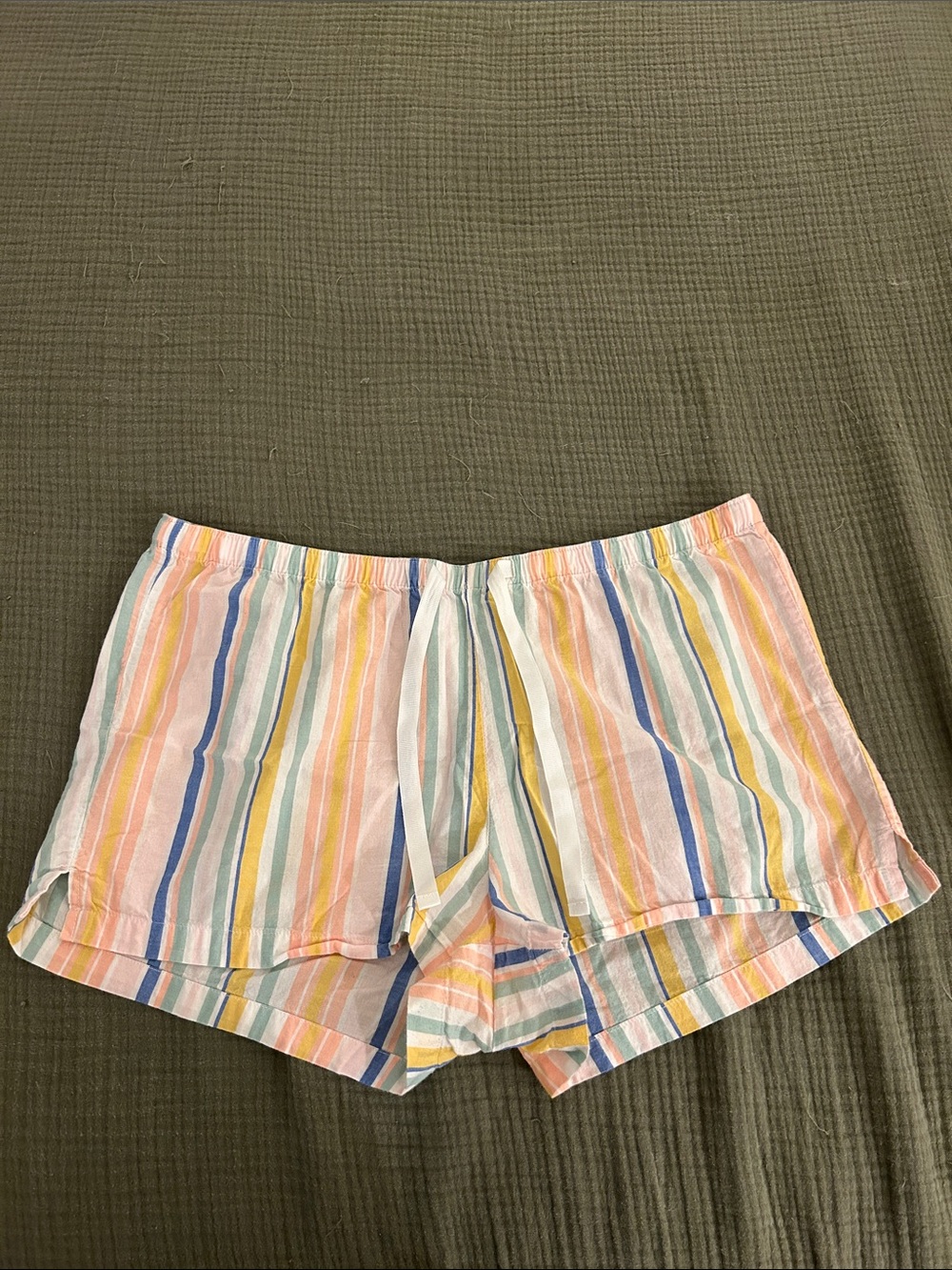 NWOT Striped Pastel Women’s Lounge Shorts